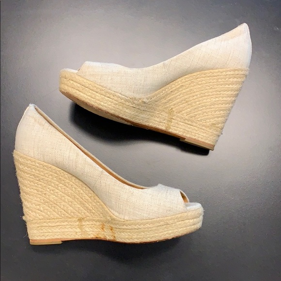 Coach Linen Wedges - Picture 3 of 8